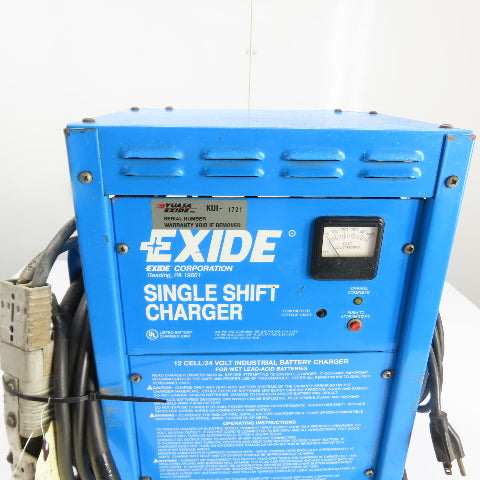 Exide SSC-12-550Z 24V Industrial Battery Charger 120V Input 40A 12 Cell 550AH