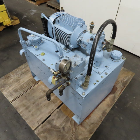 Yuken YA22-B-10-3.7-41 Hydraulic Power Unit 100L Capacity 3.7kW 480V 3Ph