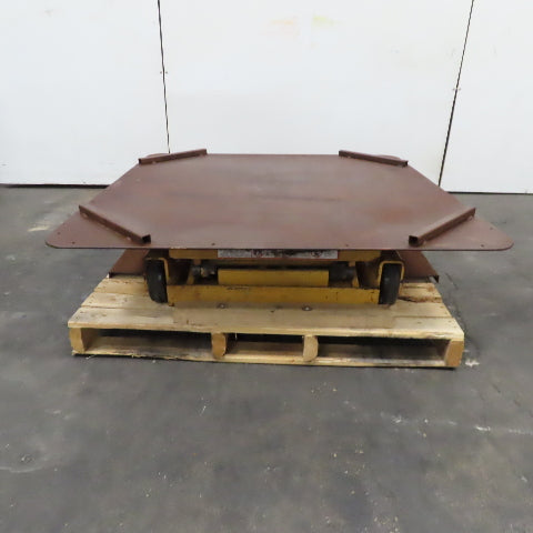 Econo-Lift SL24-30-TTP 48" x 48" Rotating Scissor Lift Table 1.5 Ton 115V 1Ph