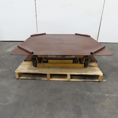 Econo-Lift SL24-30-TTP 48" x 48" Rotating Scissor Lift Table 1.5 Ton 115V 1Ph