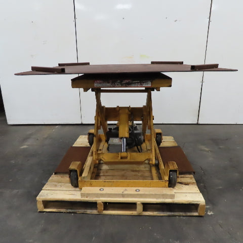 Econo-Lift SL24-30-TTP 48" x 48" Rotating Scissor Lift Table 1.5 Ton 115V 1Ph