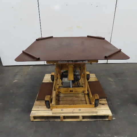 Econo-Lift SL24-30-TTP 48" x 48" Rotating Scissor Lift Table 1.5 Ton 115V 1Ph
