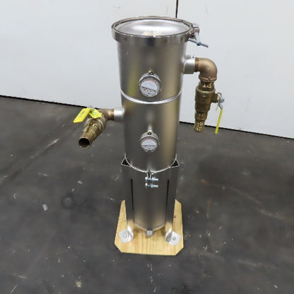 Rosedale MCLC08-30-1 1/2P-*-125-SVNPB Stainless Steel Basket Strainer Filter