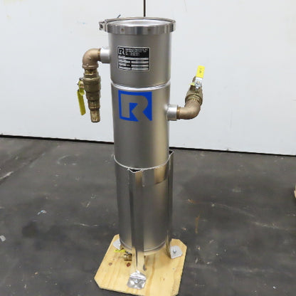 Rosedale MCLC08-30-1 1/2P-*-125-SVNPB Stainless Steel Basket Strainer Filter