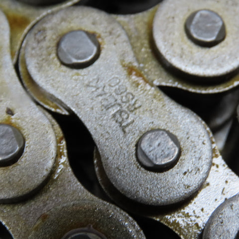 U.S. Tsubaki RS60 RIV Roller Chain #60 Single Strand 5' Length