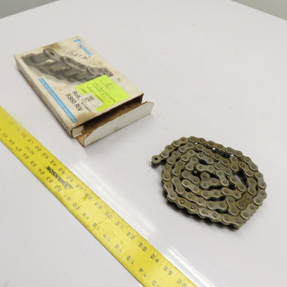 U.S. Tsubaki RS60 RIV Roller Chain #60 Single Strand 5' Length