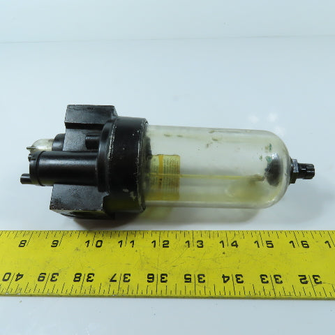 Speedaire 2Z459A Air Line Filter Lubricator 150 PSI Polycarbonate Bowl