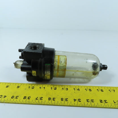 Speedaire 2Z459A Air Line Filter Lubricator 150 PSI Polycarbonate Bowl