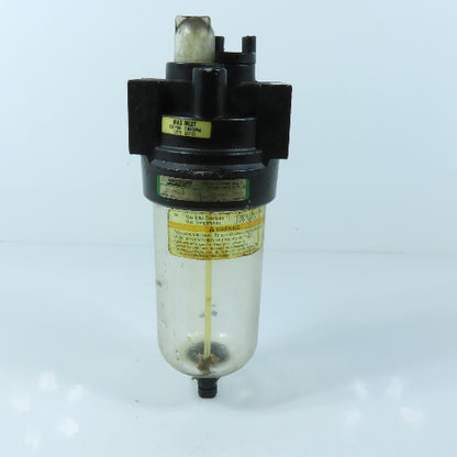 Speedaire 2Z459A Air Line Filter Lubricator 150 PSI Polycarbonate Bowl