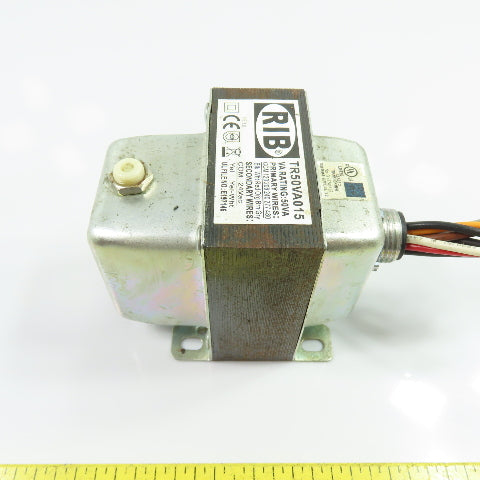RIB TR50VA015 50VA Control Transformer 24VAC Secondary 120/480V Primary