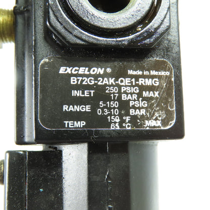 Norgren B72G-2AK-QE1-RMG Pneumatic Filter Regulator 250 PSIG Max 1/4" NPT