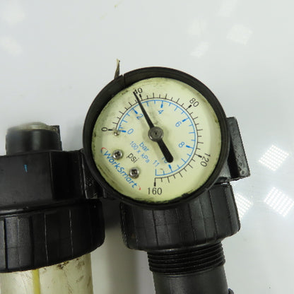 Parker 07R213AC 06L21BE Pneumatic Filter Regulator Lubricator 150PSI 3/8" NPT
