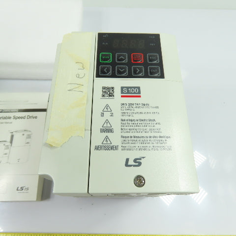 LS LSLV0022S100-4EONNS S100 3HP AC Variable Speed Drive Inverter 380-480V 3Ph