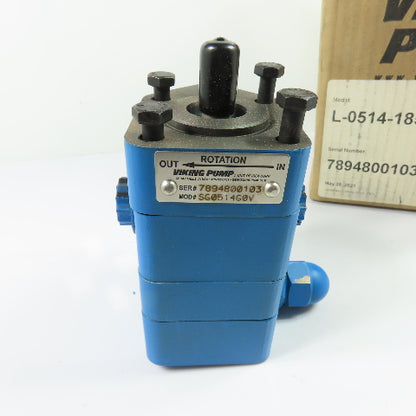 Viking Pump SG0514G0V Spur Gear Pump 0.75" NPT Cast Iron