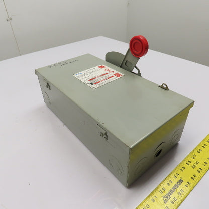 Eaton DH361FGK 30A Fusible Safety Disconnect Switch 600V 3-Pole