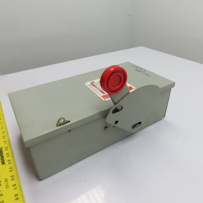 Eaton DH361FGK 30A Fusible Safety Disconnect Switch 600V 3-Pole