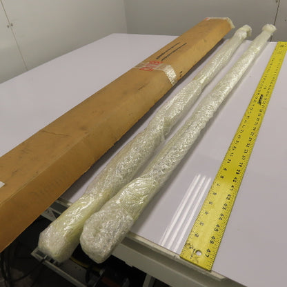 NB Linear Systems TEL0258-82-0711 Linear Guide Rail 56-1/2" L 27.5x34mm Lot Of 2