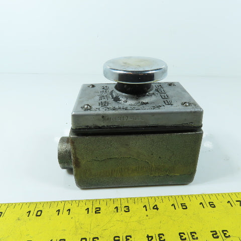 Rees 347S Heavy Duty Palm Button Switch 600VAC 250VDC