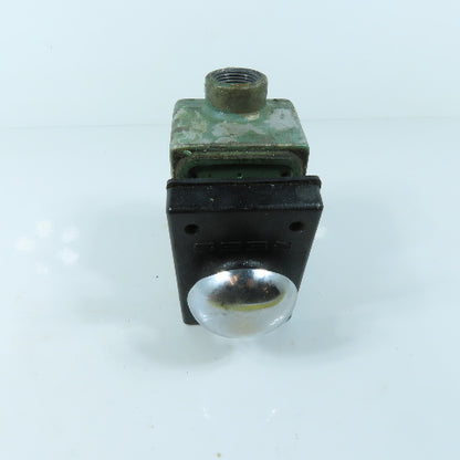 Rees 347S Heavy Duty Mushroom Head Palm Button Switch 600VAC 250VDC