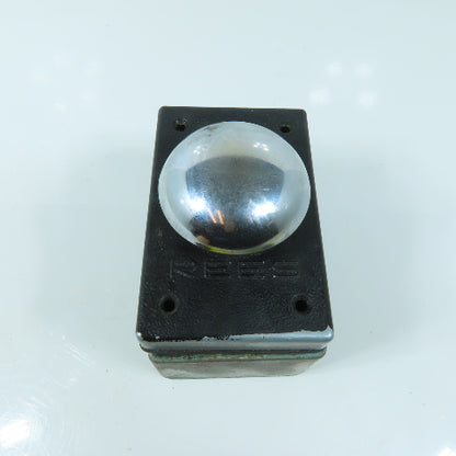 Rees 347S Heavy Duty Mushroom Head Palm Button Switch 600VAC 250VDC