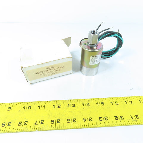 Versa Valve ESM-2302-06-H-PC-3-A120 Solenoid Drain Valve 120V 1/4" NPT