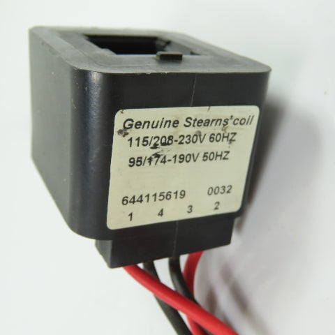 Stearns 644115619 Replacement Solenoid Brake Coil 115/208-230V 95/174-190V