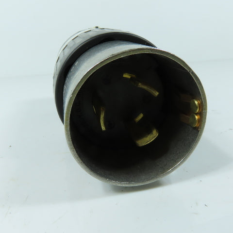 Hubbell HBL7765C Heavy Duty 3P 4W Twist Lock Male Plug Connector 50A