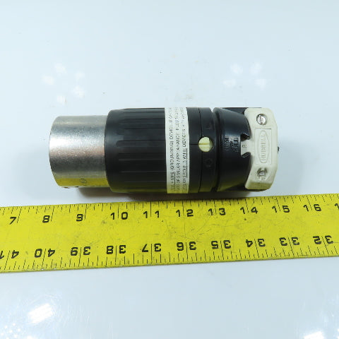 Hubbell HBL7765C Heavy Duty 3P 4W Twist Lock Male Plug Connector 50A
