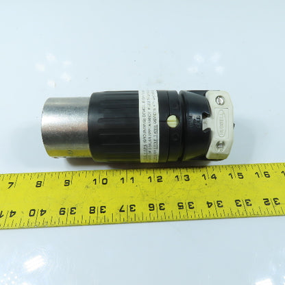 Hubbell HBL7765C Heavy Duty 3P 4W Twist Lock Male Plug Connector 50A