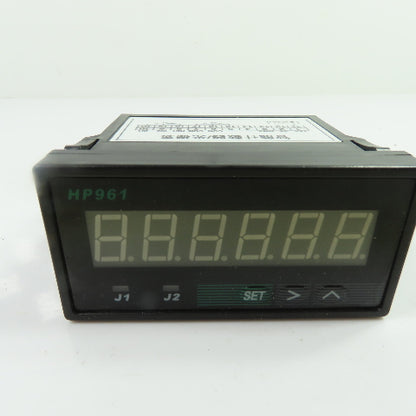 HP961 Intelligent Digital Counter Raster Meter 6-Digit 85-260V AC/DC Panel Mount