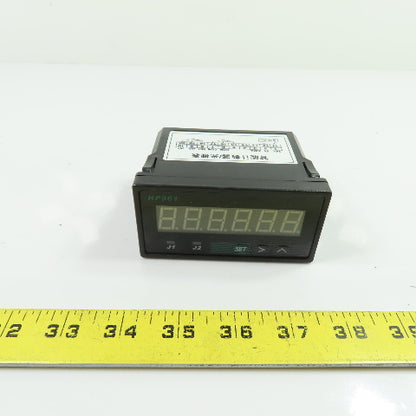HP961 Intelligent Digital Counter Raster Meter 6-Digit 85-260V AC/DC Panel Mount