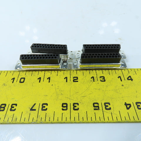 Tyco 44F8704 207463-1 25 Pin D-Sub Receptacle Connectors Lot of 4