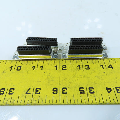 Tyco 44F8704 207463-1 25 Pin D-Sub Receptacle Connectors Lot of 4