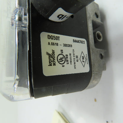 Kromschroder 84447822 DG50T Gas Pressure Switch 1/4" NPT 1-20 in wc 2.5-50mbar
