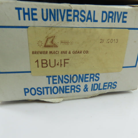 Brewer Machine & Gear 1BU4F 1-Groove Idler Pulley 1" Bore NEW