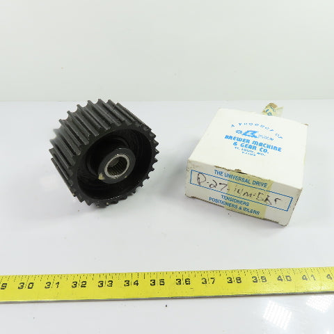 Brewer Machine & Gear P-27-14M-55F Idler Sprocket 1" Bore 14mm Pitch 55mm Belt W