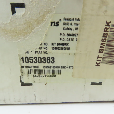 Stearns 105602100015 KIT BM6BRK Electric Disc Motor Brake Kit 115/208-230V