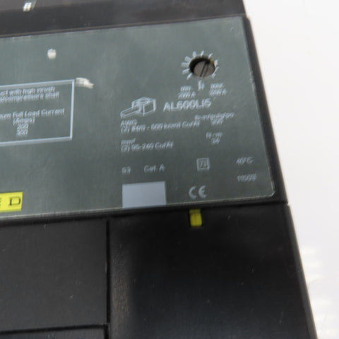 Square D LC36400 Molded Case Circuit Breaker 400A 3-Pole 600VAC