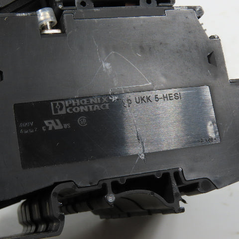 Phoenix Contact UKK 5-HESI Multi-Level Hinged Fuse Terminal Blocks Strip Lot/8