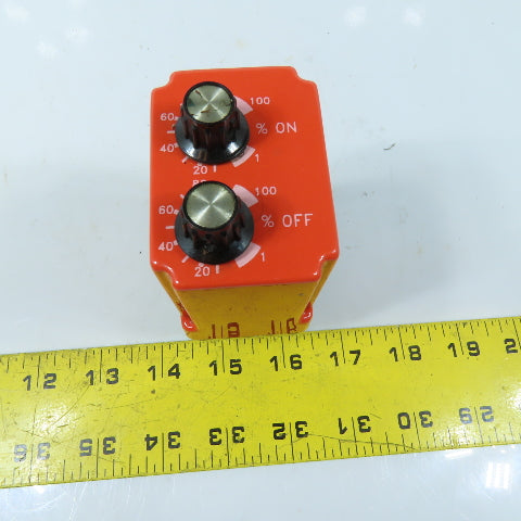 National Controls CKK-600-461 Solid State Repeat Cycle Timer 120VAC 6-600 Sec