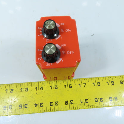National Controls CKK-600-461 Solid State Repeat Cycle Timer 120VAC 6-600 Sec