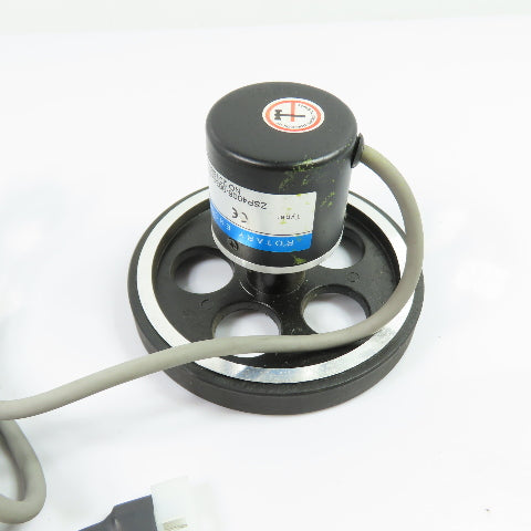 ZSP4006-003G-600B-5-24C Rotary Encoder 5-24V 600 P/R W/3-3/4" OD Measuring Wheel