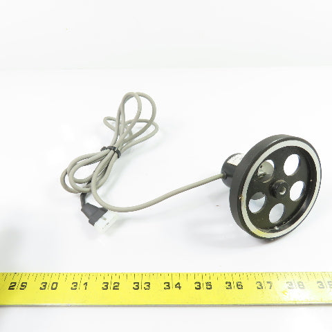 ZSP4006-003G-600B-5-24C Rotary Encoder 5-24V 600 P/R W/3-3/4" OD Measuring Wheel