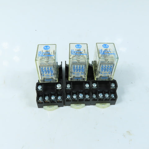 Allen-Bradley 700-HN128 700-HC14A1 Control Relays 120VAC 50/60Hz Lot of 3
