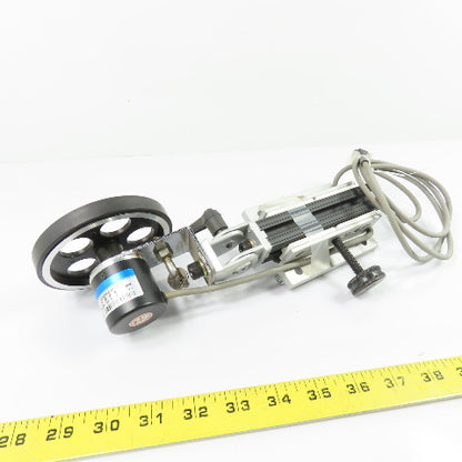 ZSP4006-003G-600B-5-24C Rotary Encoder 5-24V 600 P/R W/3-3/4" OD Measuring Wheel