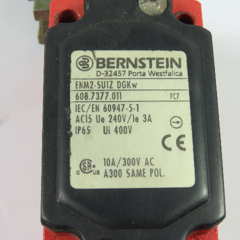 Bernstein 608.7377.011 ENM2-SU1Z DGKw Roller Lever Arm Position Limit Switch