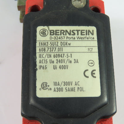 Bernstein 608.7377.011 ENM2-SU1Z DGKw Roller Lever Arm Position Limit Switch