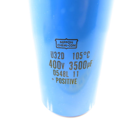 Nippon Chemi-Con U32D Electrolytic Screw Terminal Capacitor 3500uF 400V 105C
