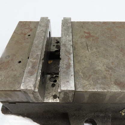 Dayton 3W764 6" Wide Precision Milling Vise 7.5" Open W/ Swivel Base And Handle