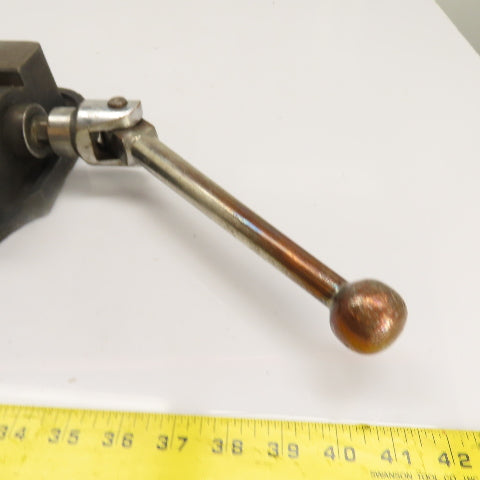 Dayton 3W764 6" Wide Precision Milling Vise 7.5" Open W/ Swivel Base And Handle